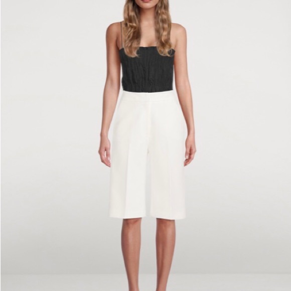 Smythe High-waisted Bermuda shorts - Picture 2 of 3